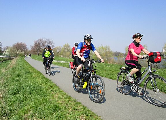 Radlergruppe am Salzgittersee