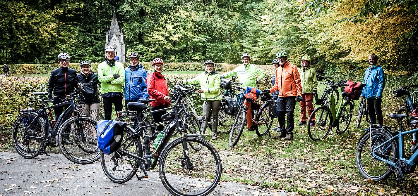 Radlergruppe am Tetzelstein