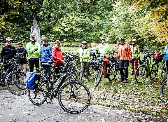 Radlergruppe am Tetzelstein