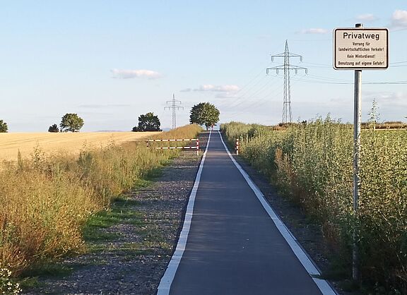 Radweg Schweigerstraße - Wendessen